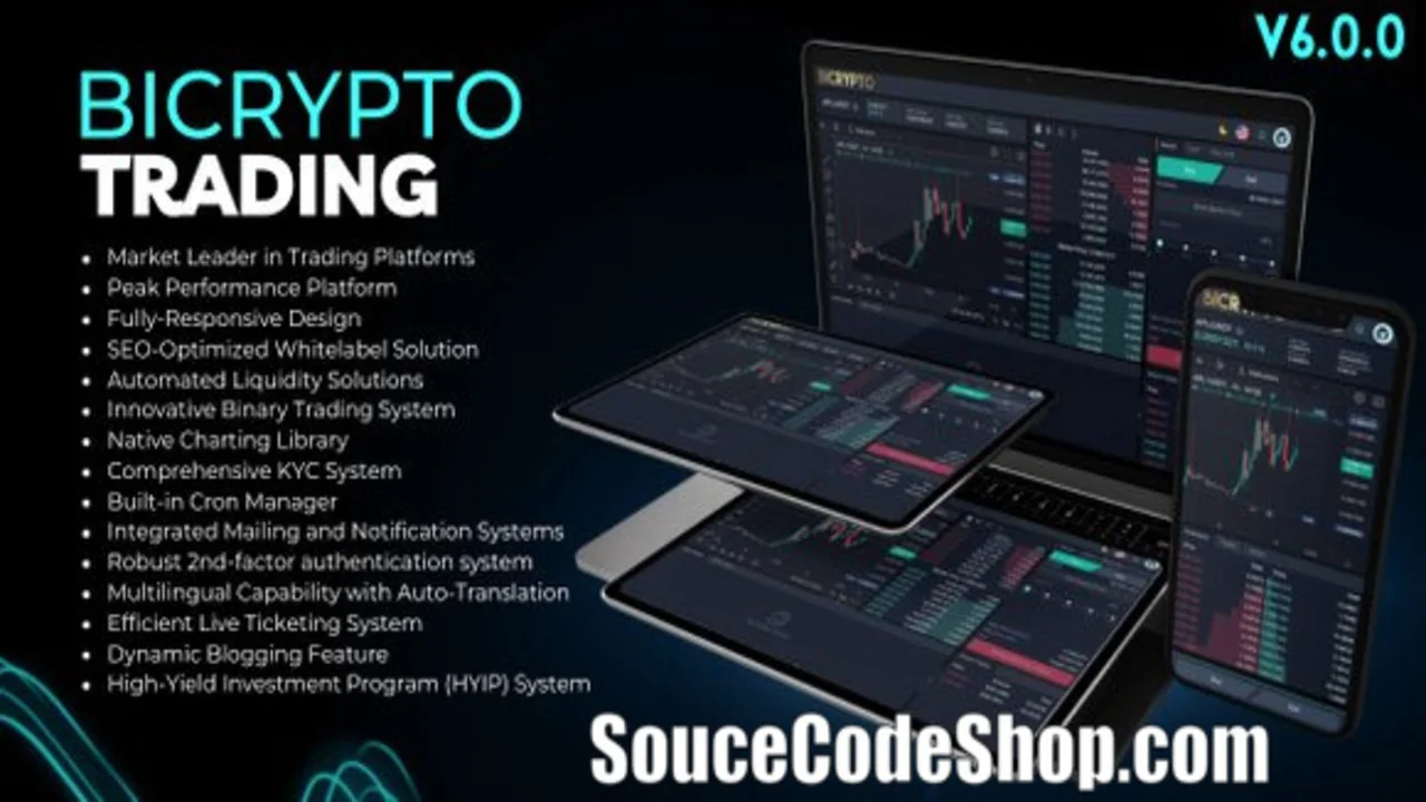 Bicrypto v6.0.3 Professional Cryptocurrency Exchange Platform with Spot & Binary Trading Free Downlo