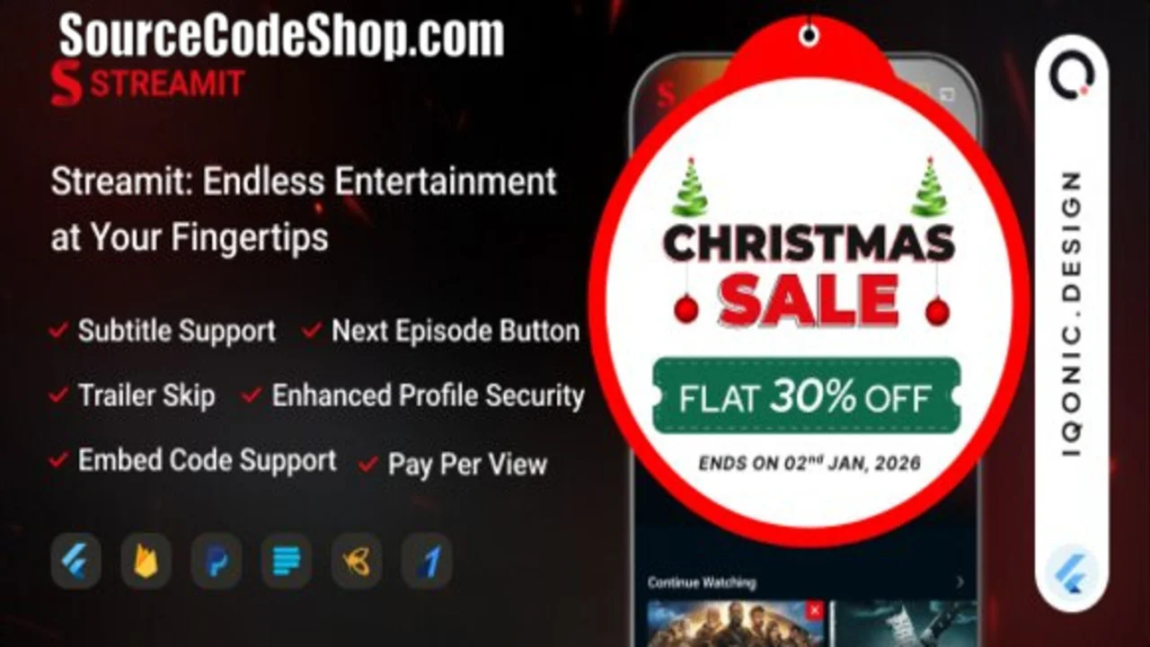 Streamit v3.1.0 – OTT Streaming Flutter App (Add-on) Source Code Free Download
