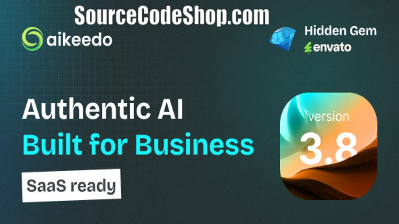 Aikeedo AI v3.8.1 SAAS / OpenAI Chat, Video, Image, Voice, Content, Code Script