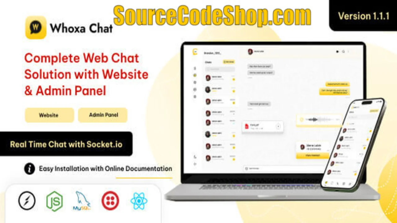 Whoxa Chat v1.1.2 – Complete Web Chat Script (Free Download)